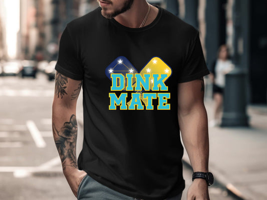 Dink Mate Australian Slang Pickleball T-Shirt