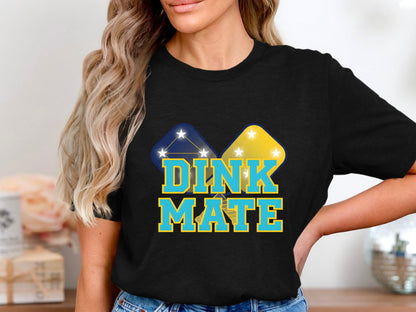 Dink Mate Australian Slang Pickleball T-Shirt