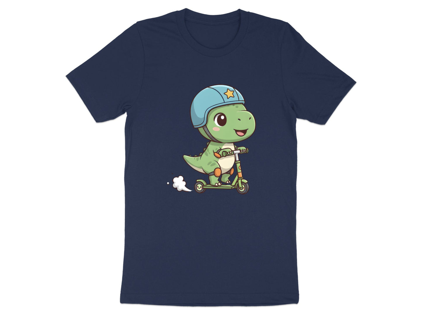 Dinosaur Riding Scooter T-Shirt - Cute Kids & Toddler Style