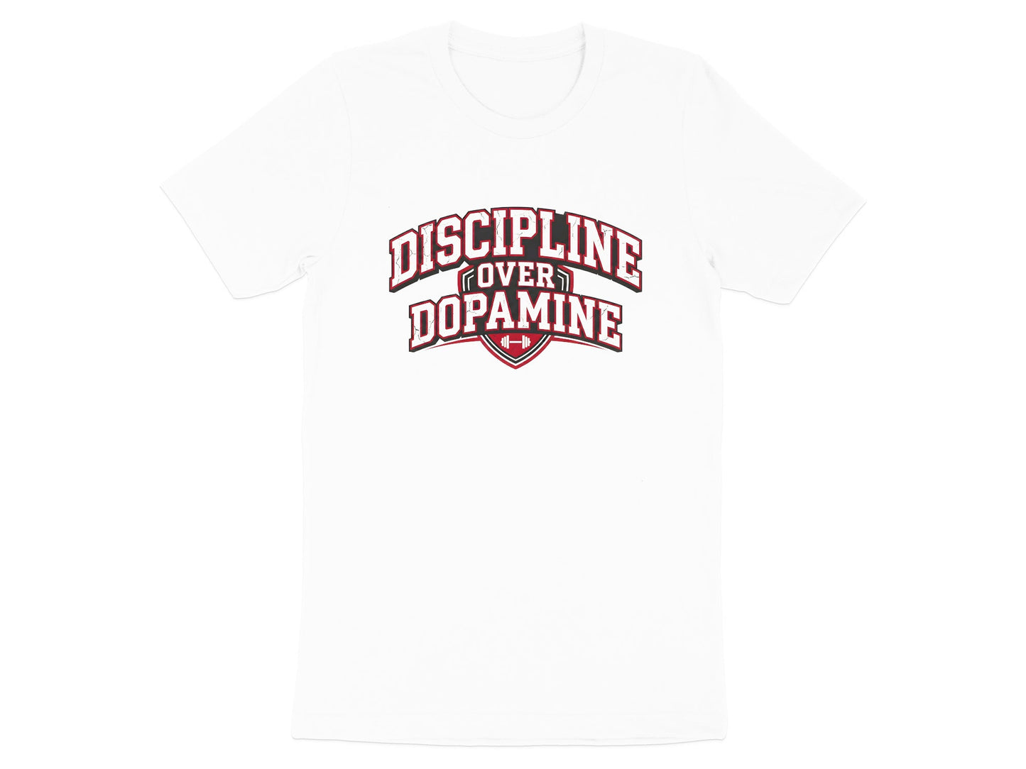 Discipline Over Dopamine Motivational Gym T-Shirt