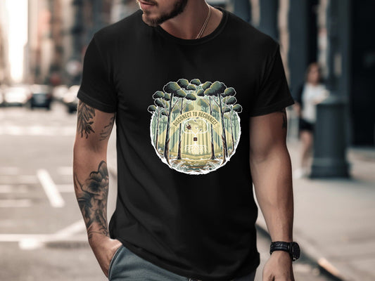 Disconnect to Reconnect Forest Sunset T-Shirt