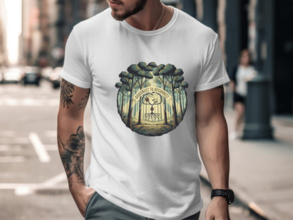 Disconnect to Reconnect Forest Sunset T-Shirt