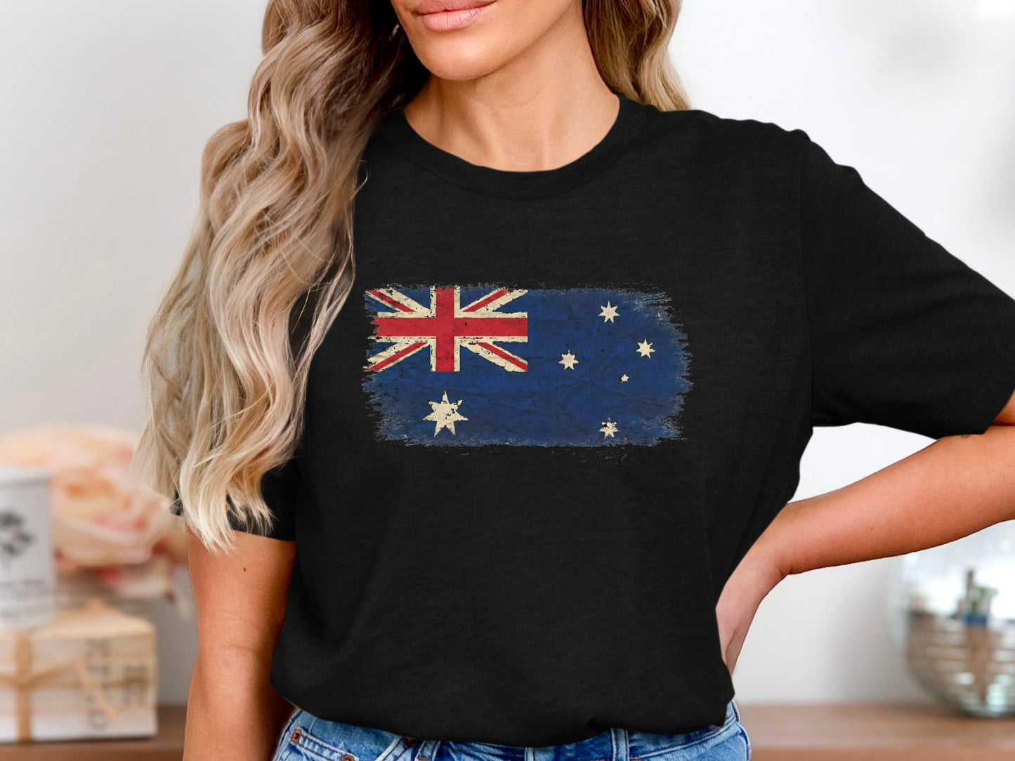 Vintage Distressed Australian Flag T-Shirt