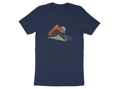 Minimalist Geometric Peak Mountain T-Shirt