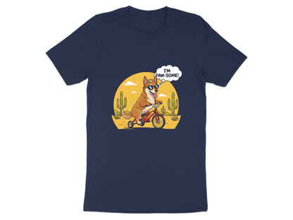 I'm Paw-some! Dog Riding Tricycle T-Shirt - Funny Pet Graphic
