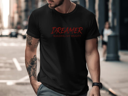 Dreamer Building My Reality Minimalist Graphic T-Shirt
