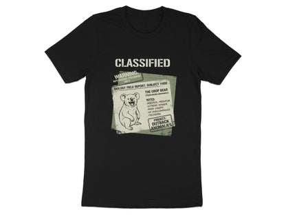 Drop Bear Classified Biology Field Report Black T-Shirt