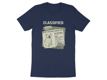 Drop Bear Classified Biology Field Report Black T-Shirt