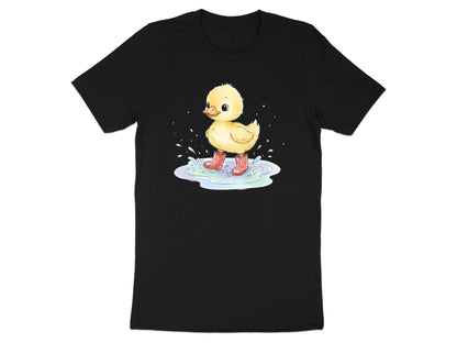 Cute Duckling In Red Gumboots Graphic Tee