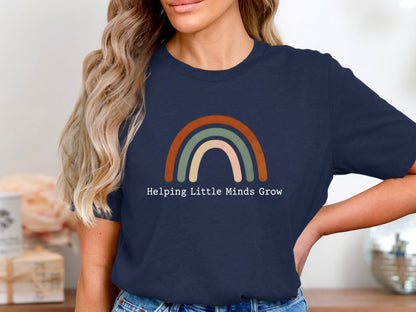 Kindness Matters Rainbow T-Shirt - Boho Earth Tones
