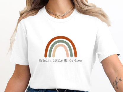 Kindness Matters Rainbow T-Shirt - Boho Earth Tones