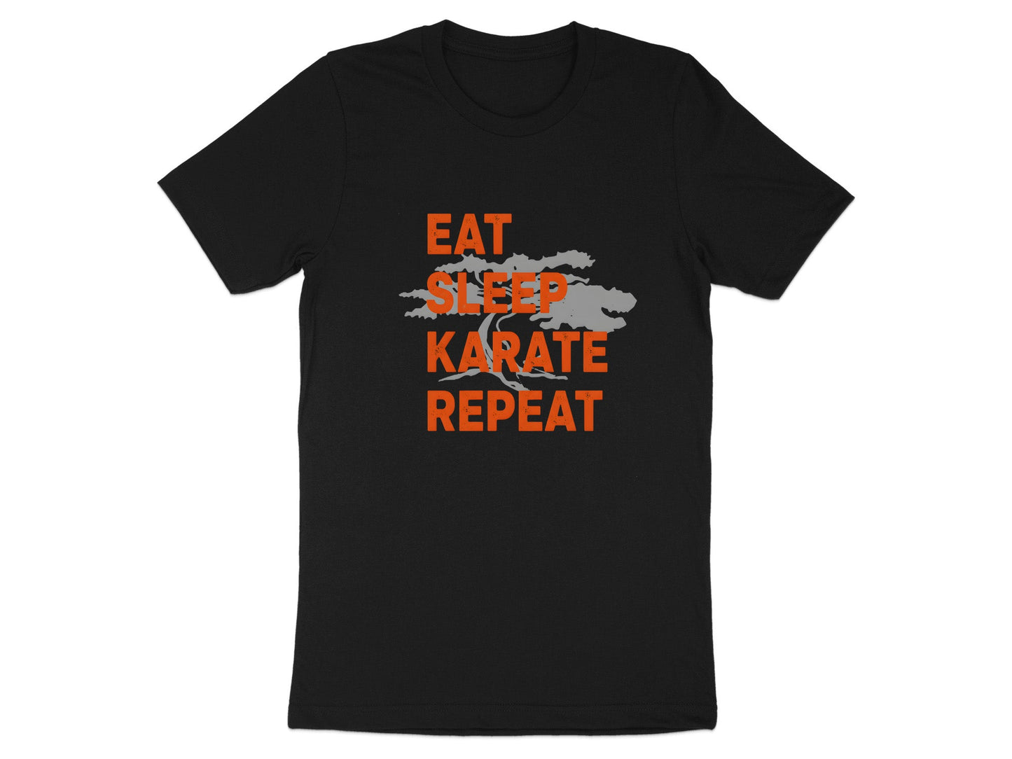 Eat Sleep Karate Repeat Bonsai T-Shirt