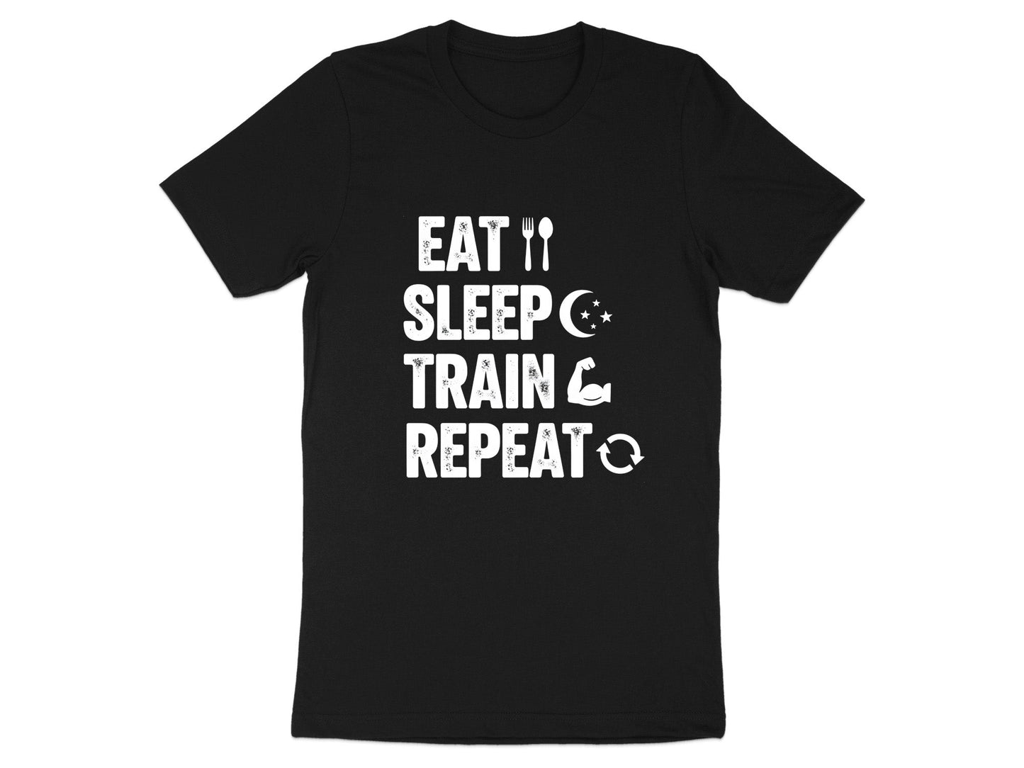 Eat Sleep Train Repeat Classic Fitness T-Shirt