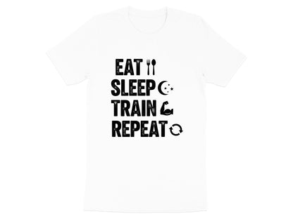 Eat Sleep Train Repeat Classic Fitness T-Shirt