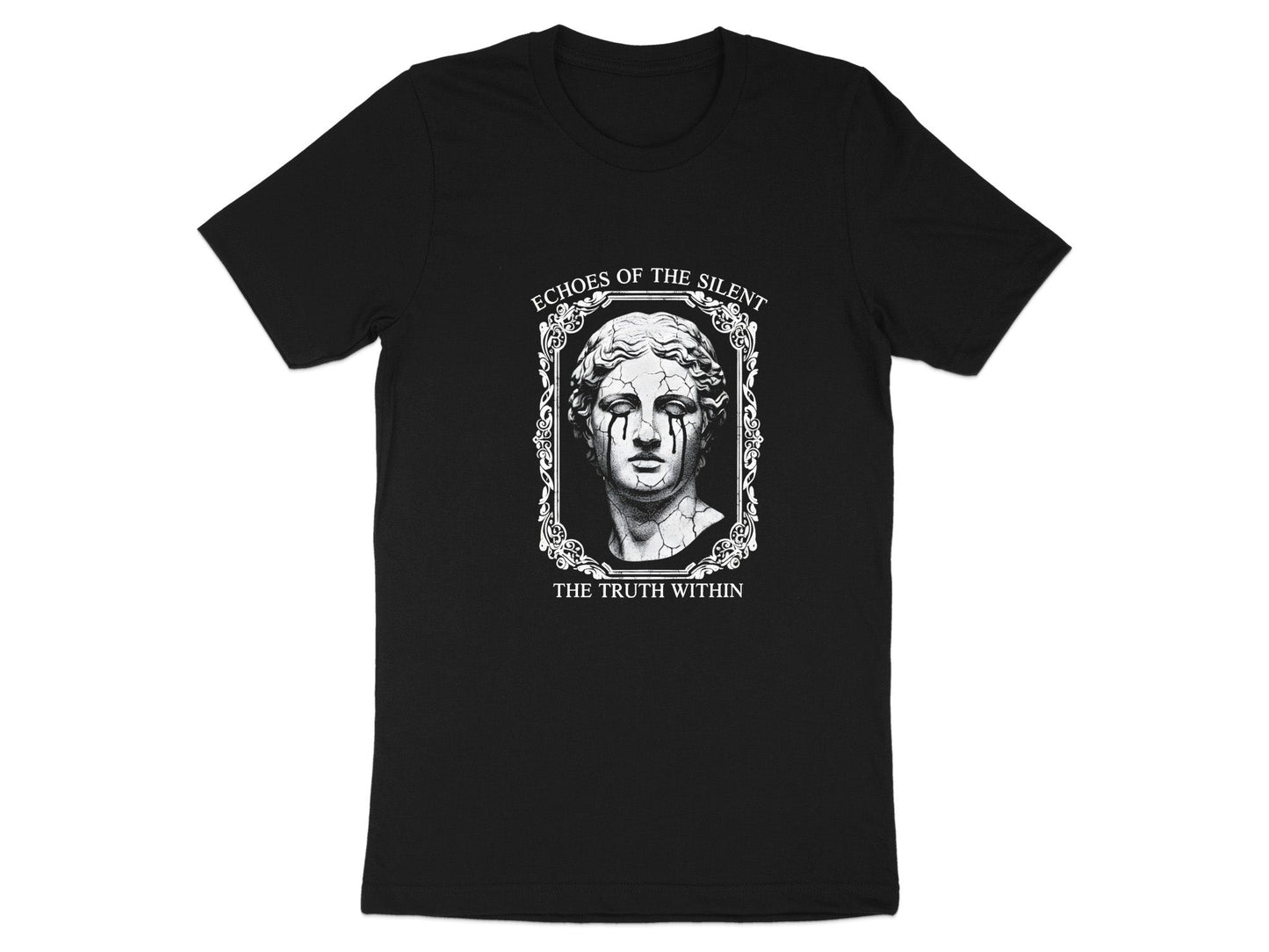 Echoes of the Silent T-Shirt - Weeping Statue Graphic Tee