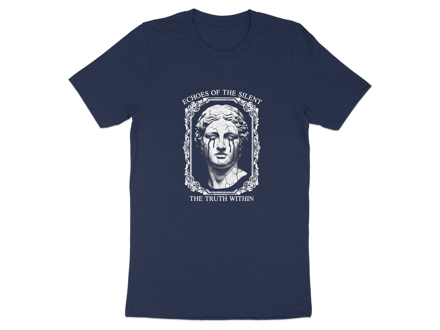 Echoes of the Silent T-Shirt - Weeping Statue Graphic Tee