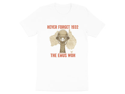 The Emus Won 1932 T-Shirt - Australian Great Emu War Tee