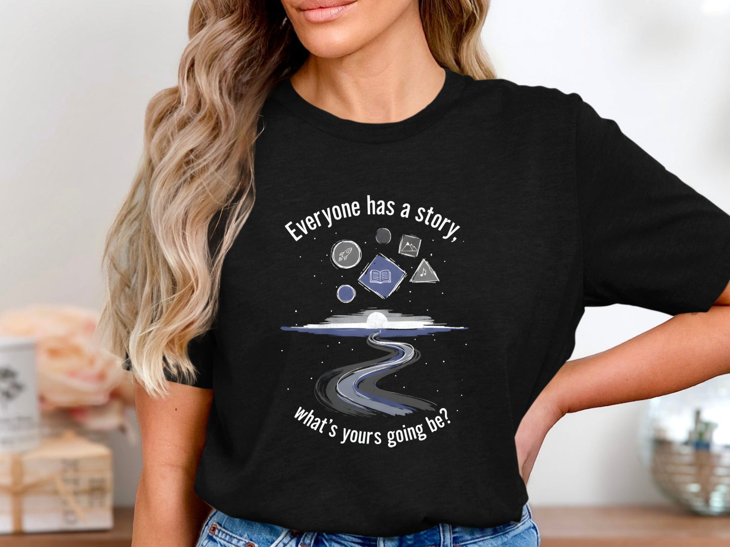 Everyone Has A Story Winding Road Graphic Tee