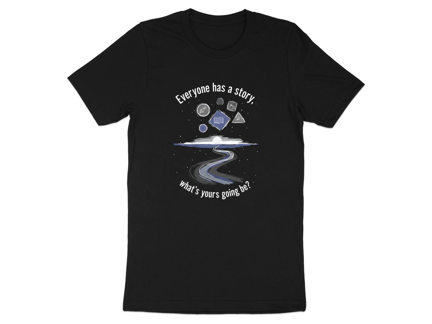 Everyone Has A Story Winding Road Graphic Tee