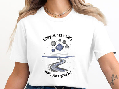 Everyone Has A Story Winding Road Graphic Tee
