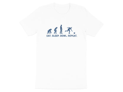 Evolution of Bowling Ten Pin Retro Silhouette Tee