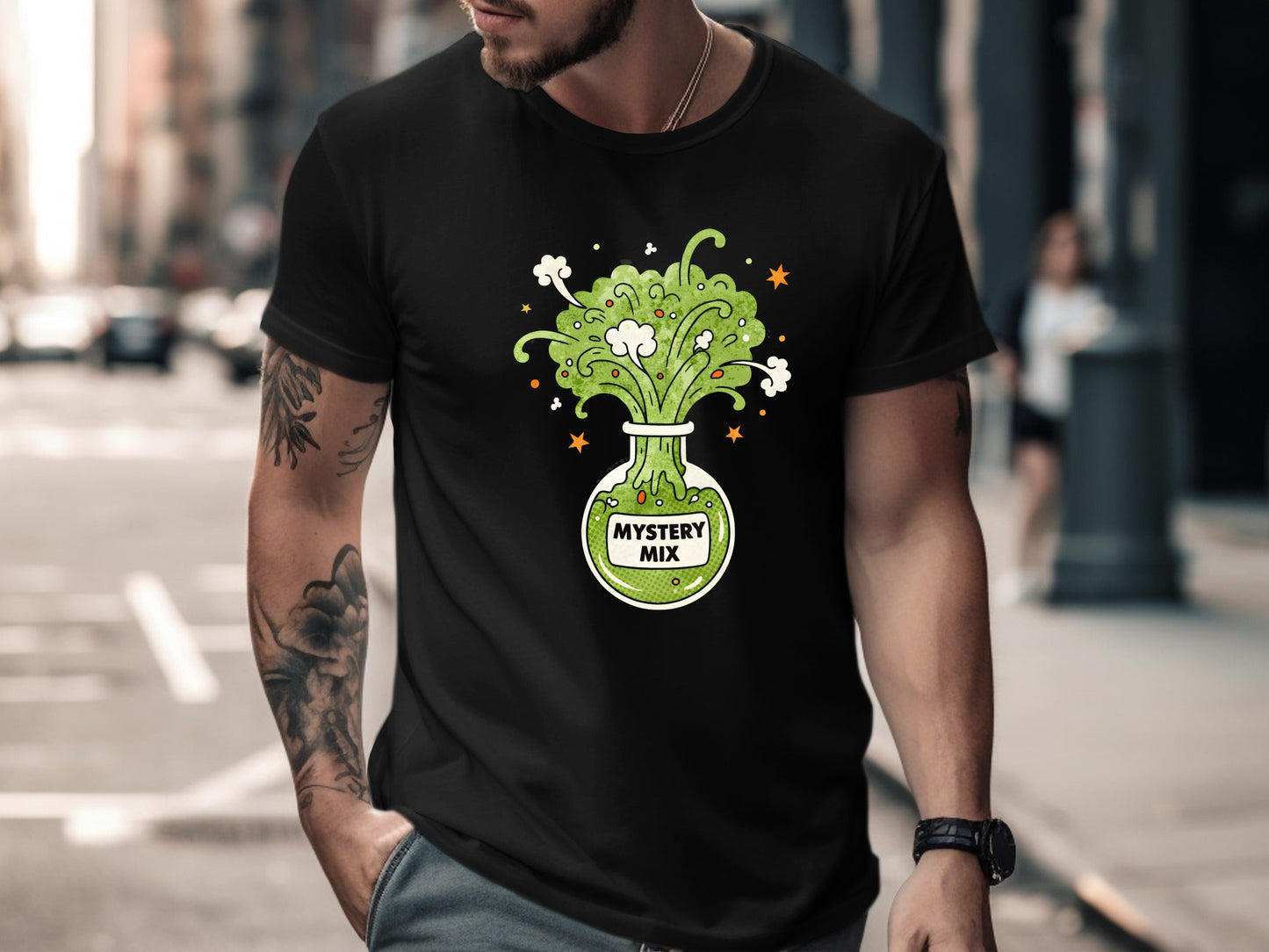 Mystery Mix Exploding Science Flask T-Shirt
