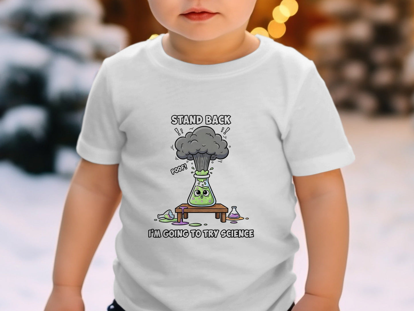 Stand Back I'm Going To Try Science T-Shirt - Funny Lab Tee