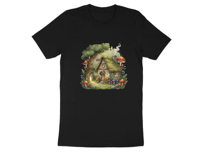 Goblincore Mushroom Art Enchanted Forest Cottage T-Shirt
