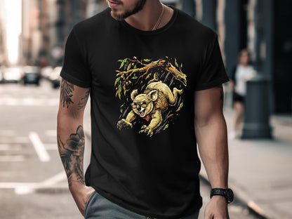 Extreme Danger Falling Drop Bear Graphic T-Shirt