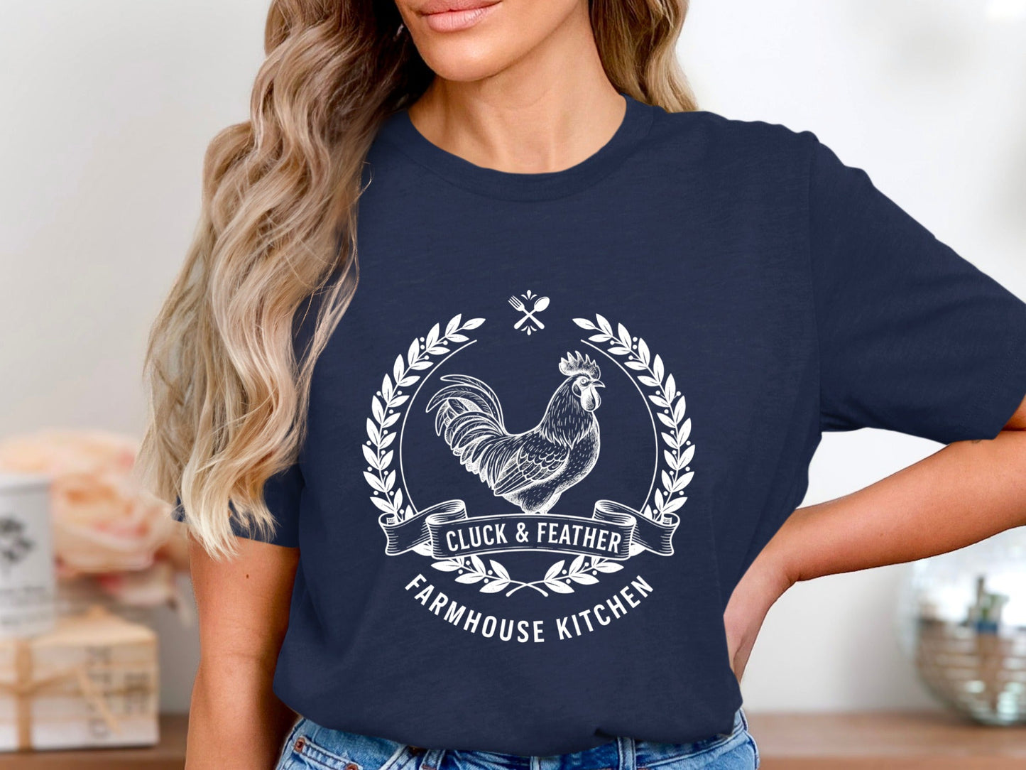 Cluck & Feather Farmhouse Kitchen T-Shirt