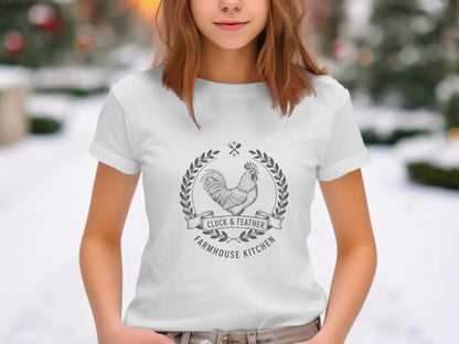 Cluck & Feather Farmhouse Kitchen T-Shirt