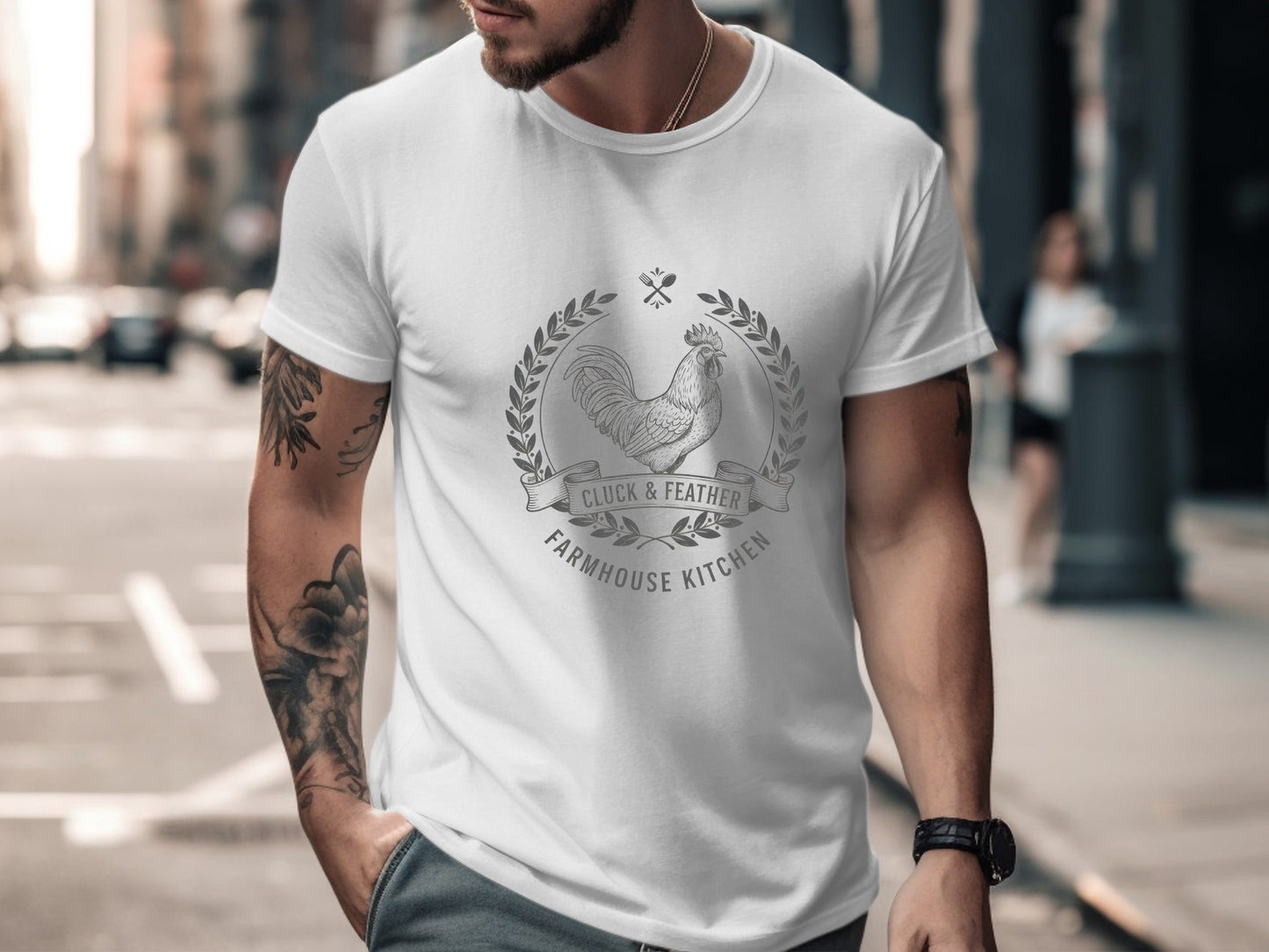 Cluck & Feather Farmhouse Kitchen T-Shirt