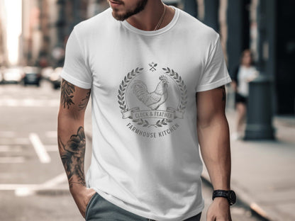 Cluck & Feather Farmhouse Kitchen T-Shirt