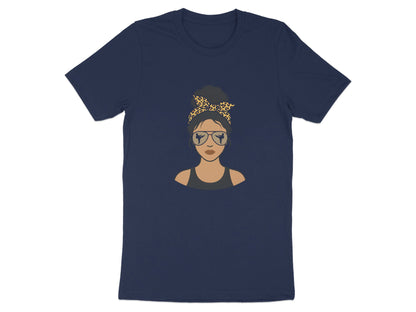 Karate Mom Leopard Print Silhouette T-Shirt