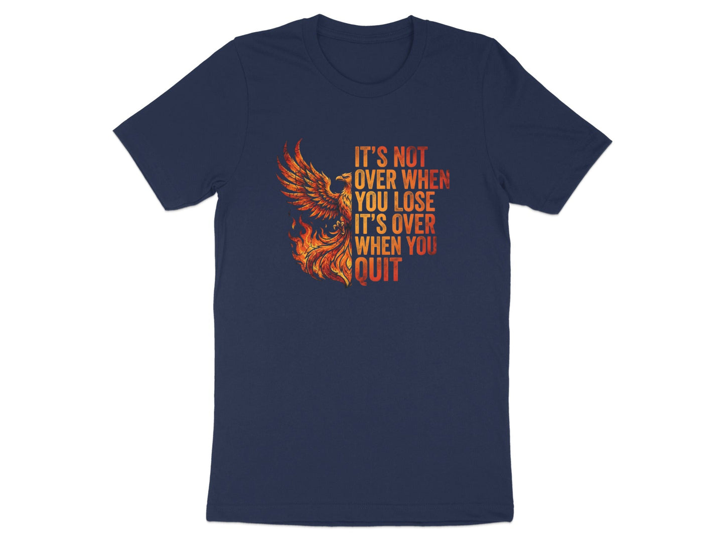 Fiery Phoenix Motivational Quote T-Shirt