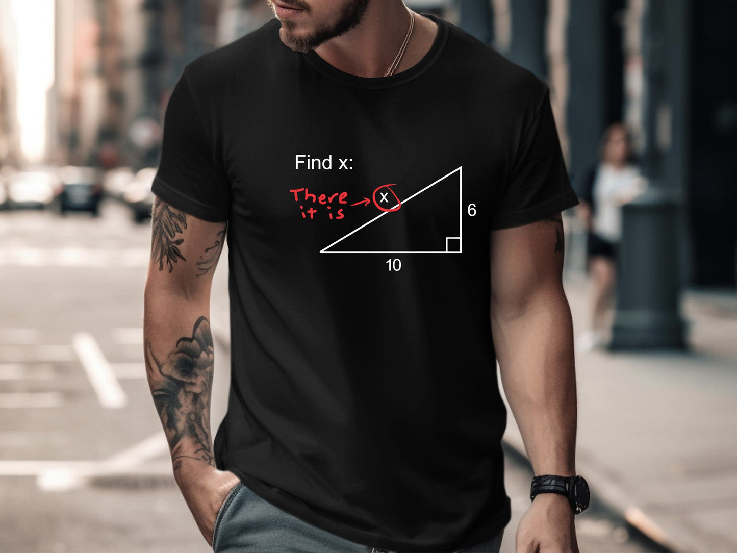 Find X Funny Math T-Shirt - Hilarious Geometry Teacher Tee
