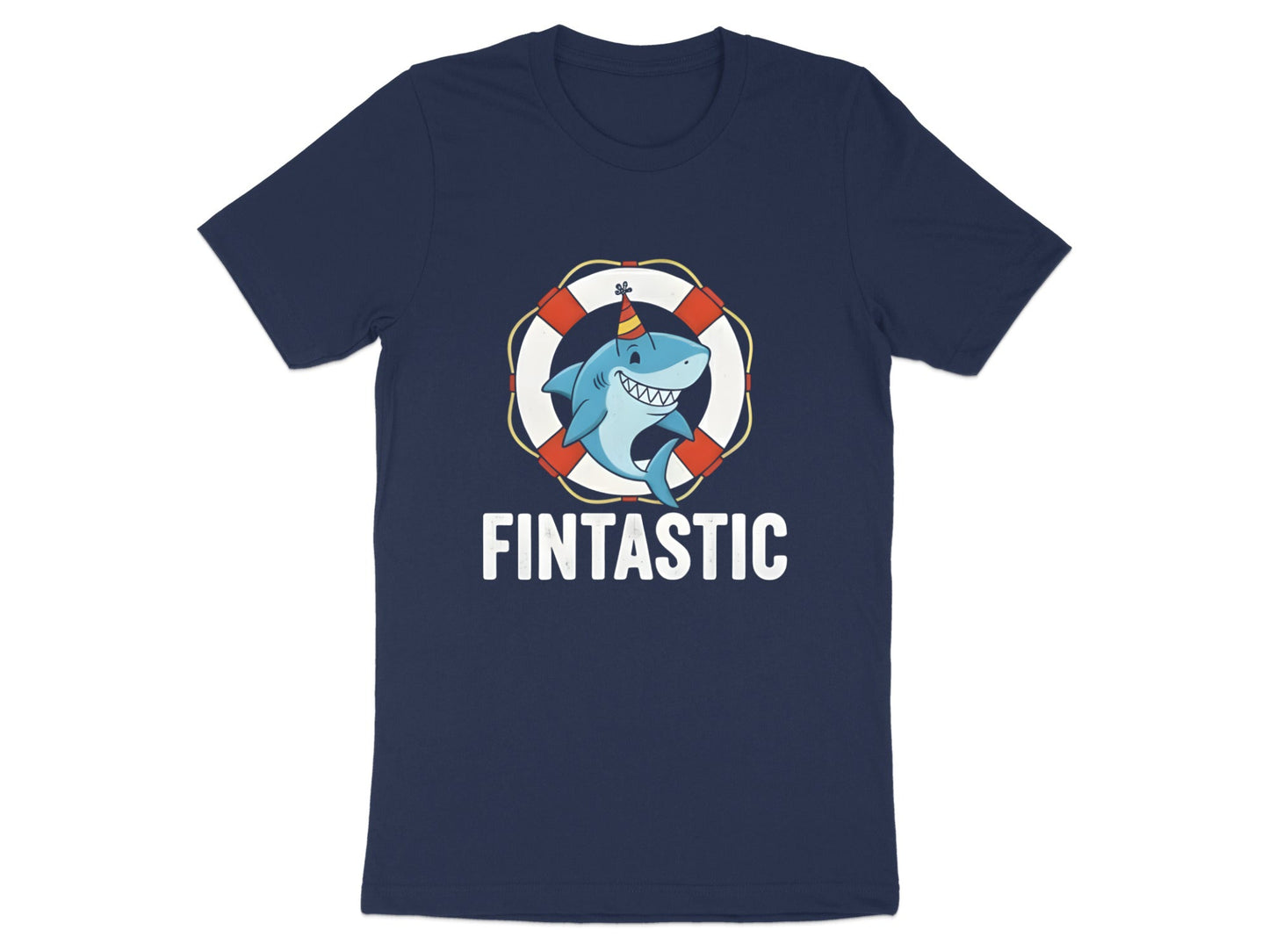 Fintastic Party Shark Pun T-Shirt