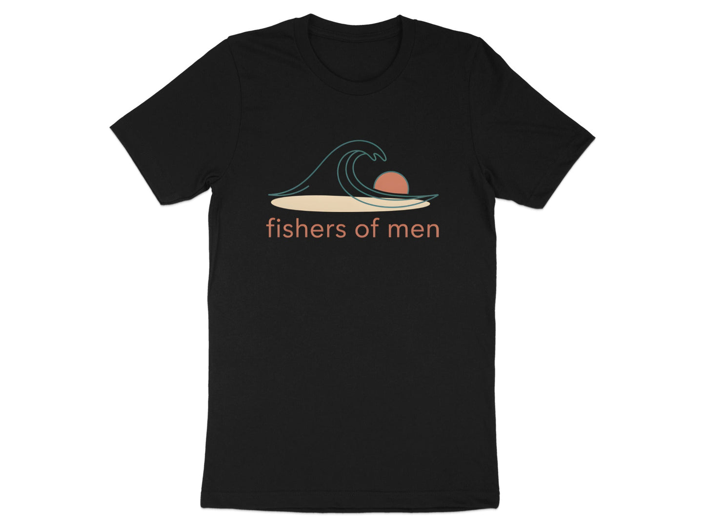 Fishers of Men Minimalist Wave Graphic Tee