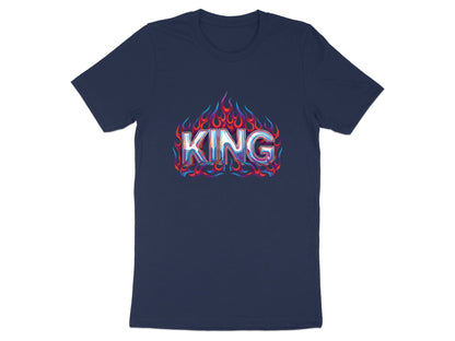 Flaming Chrome KING Y2K Graphic Tee