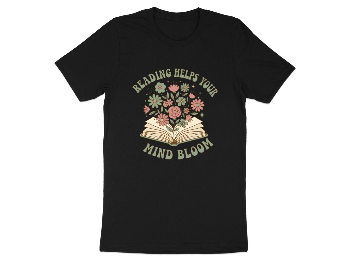Just One More Chapter T-Shirt - Floral Bookworm Tee