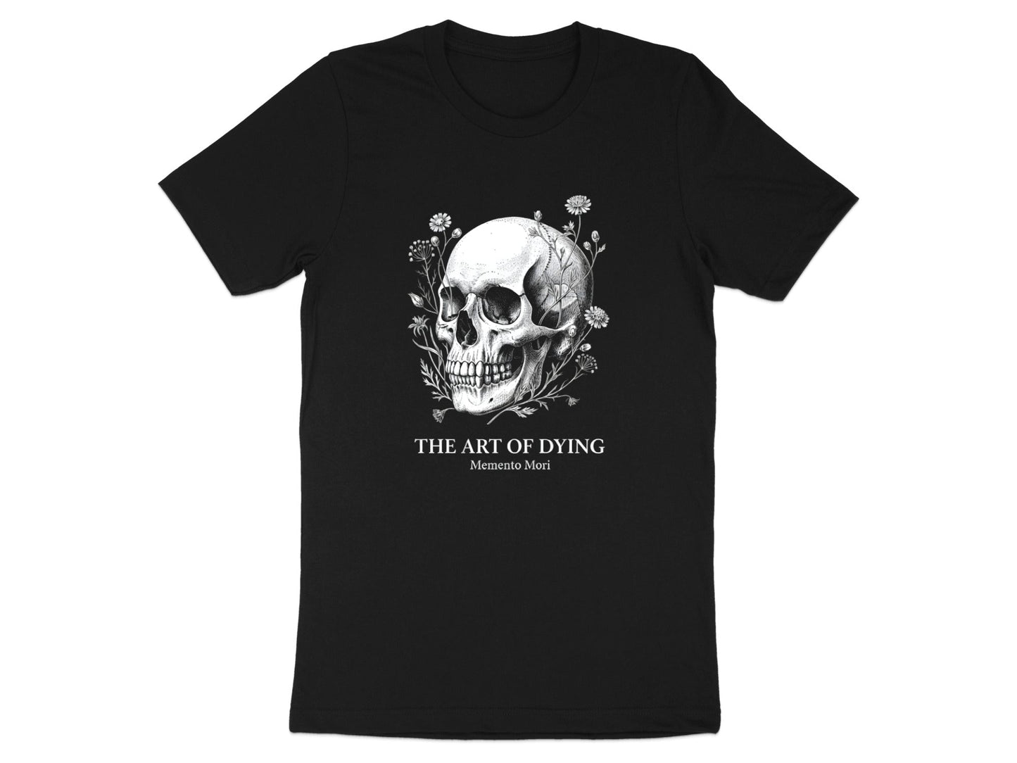 The Art of Dying Memento Mori Skull Graphic Tee