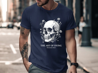 The Art of Dying Memento Mori Skull Graphic Tee