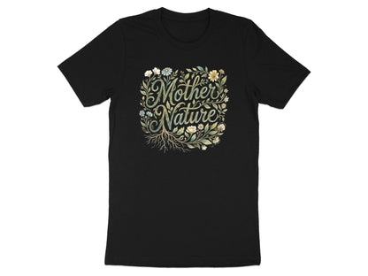 Floral Mother Nature Elegant Script Tee