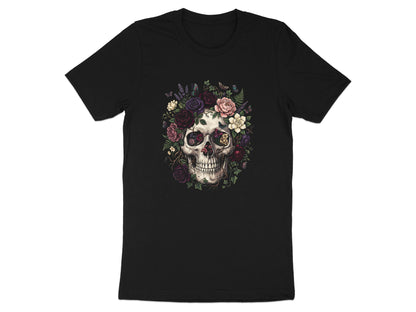 Lush Botanical Garland Skull Graphic Tee