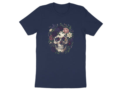 Lush Botanical Garland Skull Graphic Tee