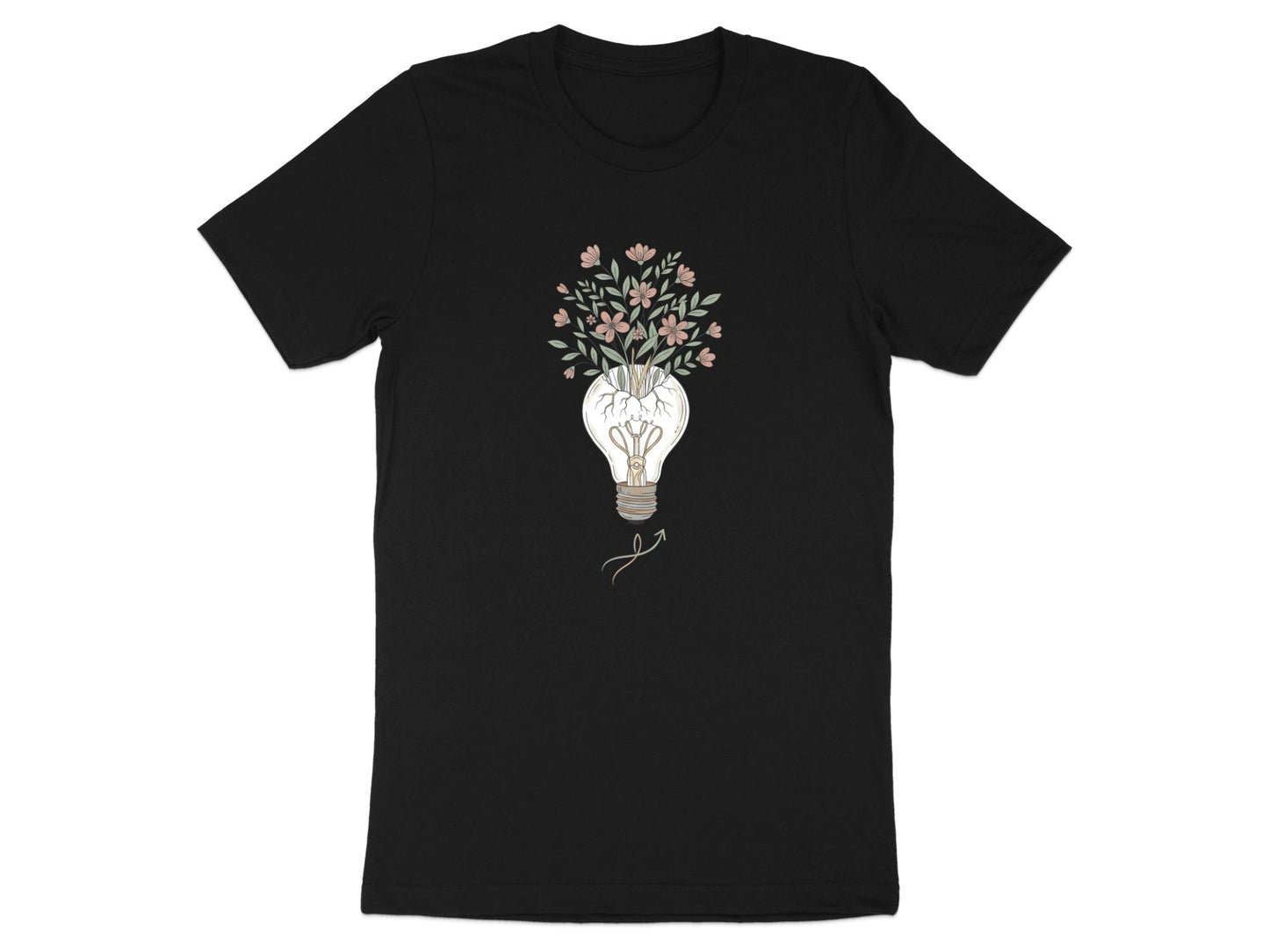 Growing Ideas Flowers in Lightbulb T-Shirt - Creative Growth Tee