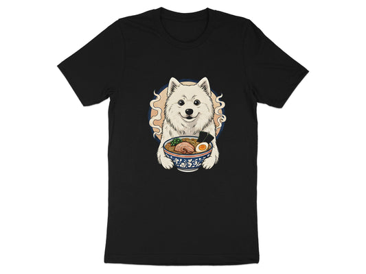 Anime Samoyed Dog Ramen Bowl T-Shirt