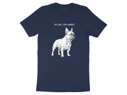 French Bulldog 'Big Ears Zero Worries' Graphic Tee