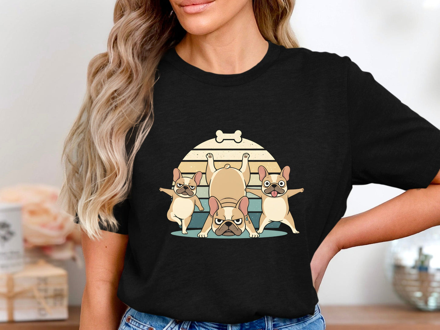 French Bulldog Yoga Squad T-Shirt