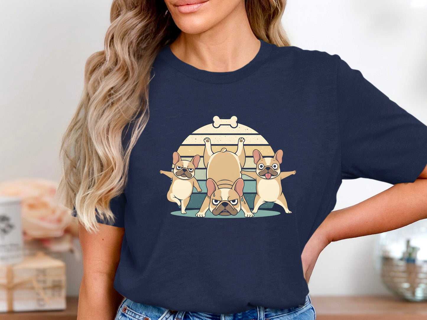 French Bulldog Yoga Squad T-Shirt